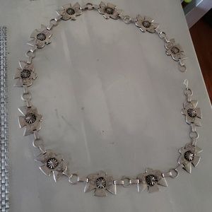 Eagle silver tone belt